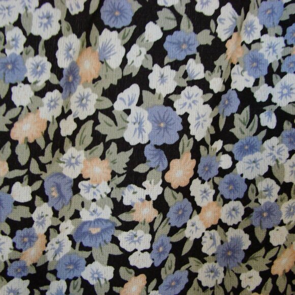 Floral Tie Front Wrap Blouse SHEIN Curve Lavender Purple Pink Black Plus 4XL 4X - Picture 12 of 12